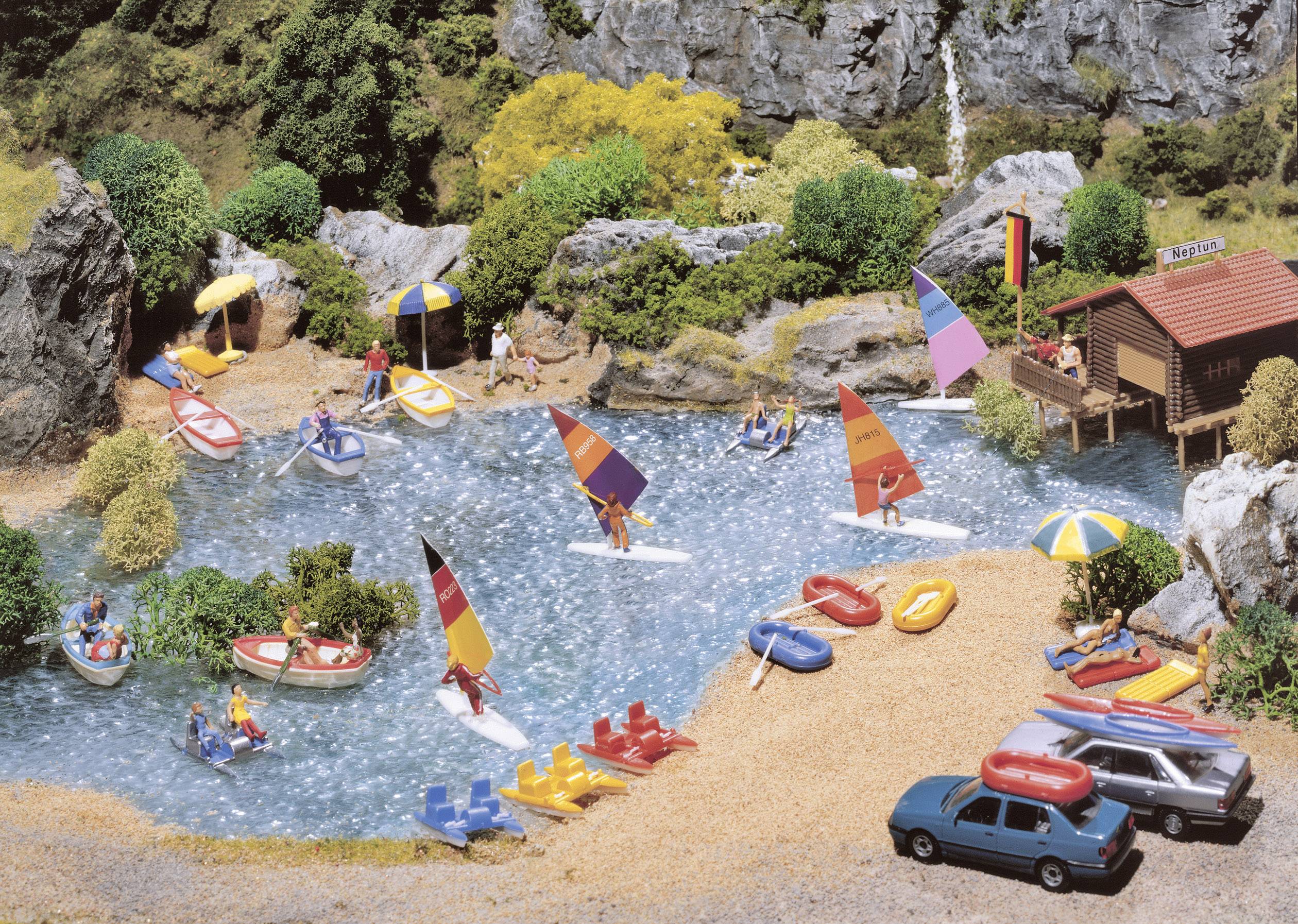 Faller 130283 H0 FA Boats and surf boards Assembled