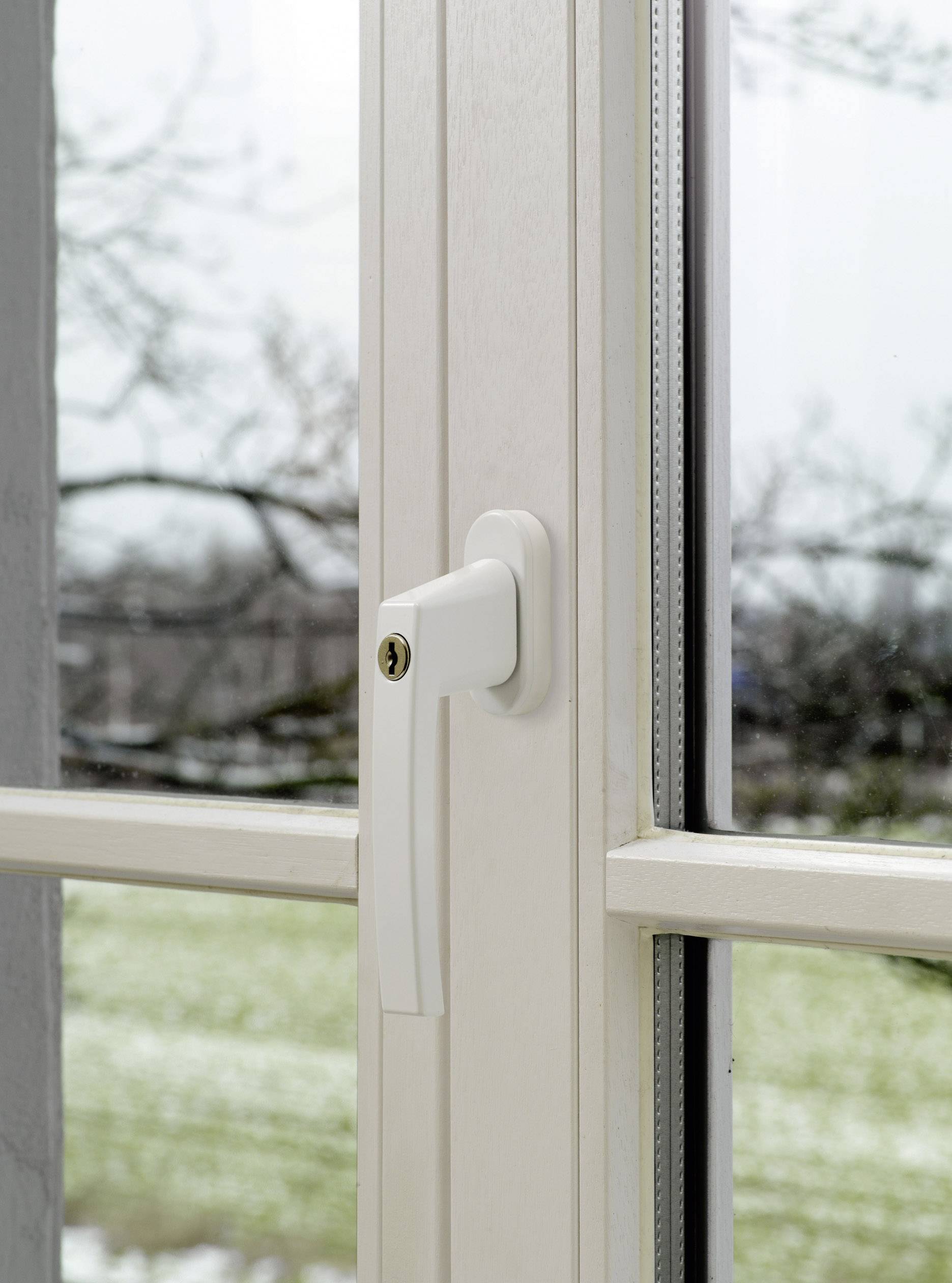 ABUS ABFS59487 Locking window handle White