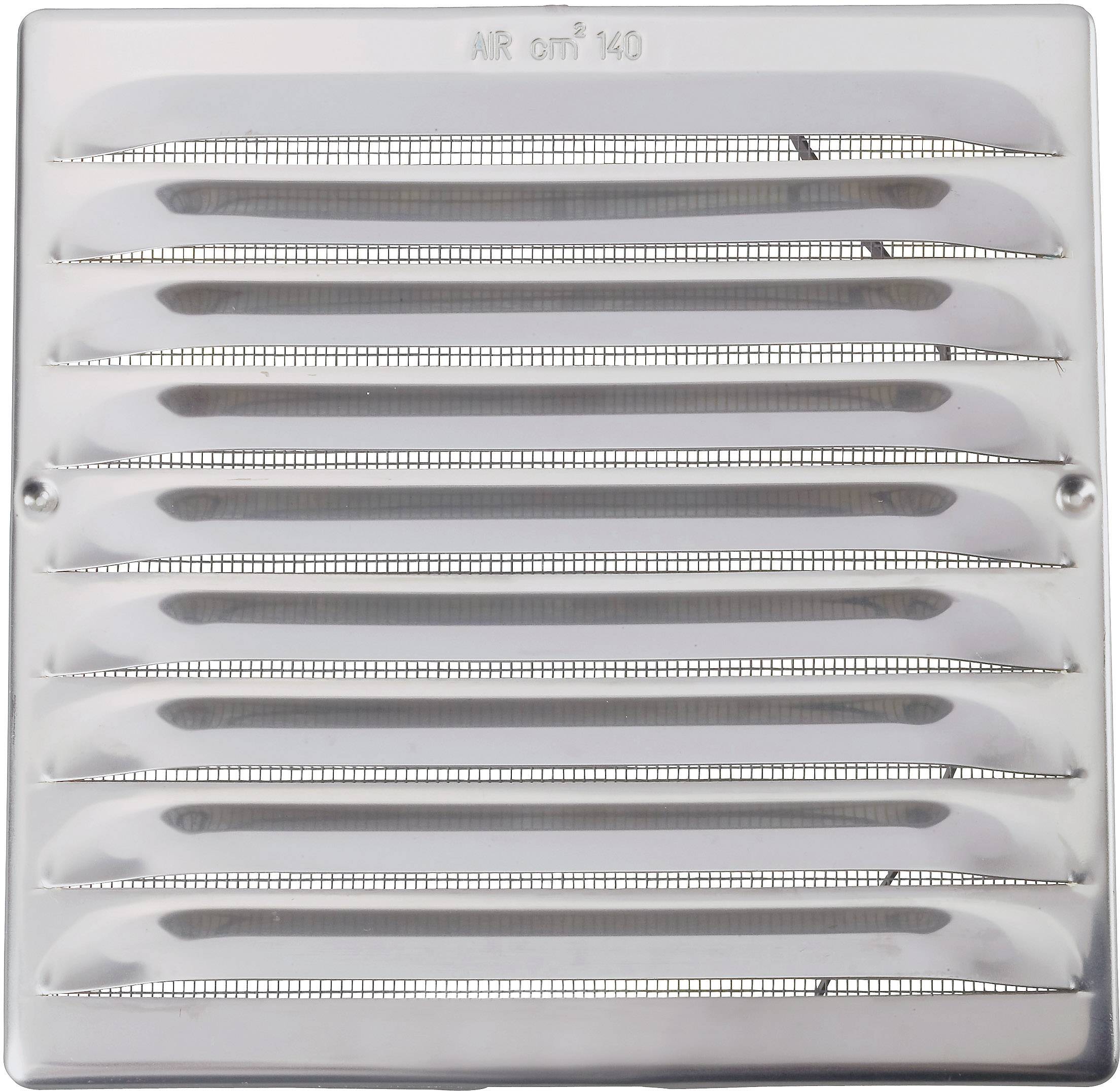 Wallair Vent grille Stainless steel Suitable for pipe diameter: 12.5 cm