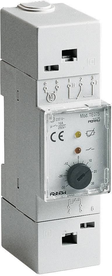 Electric time-delay relay in a rectangular housing, with a dial for time setting and various connection terminals.