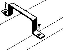 Wallair S20118 Flat channel ventilation system 100 mm Duct brackets
