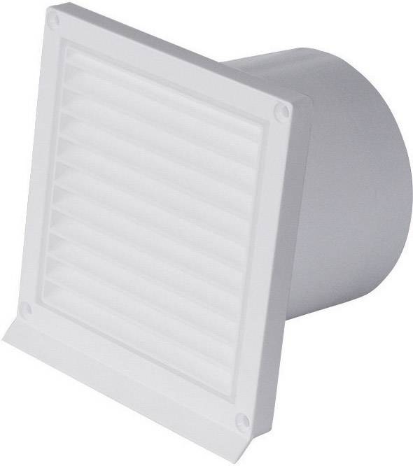 Wallair NW100 RSK Extractor hood with backflow flap Plastic Suitable for pipe diameter: 10 cm