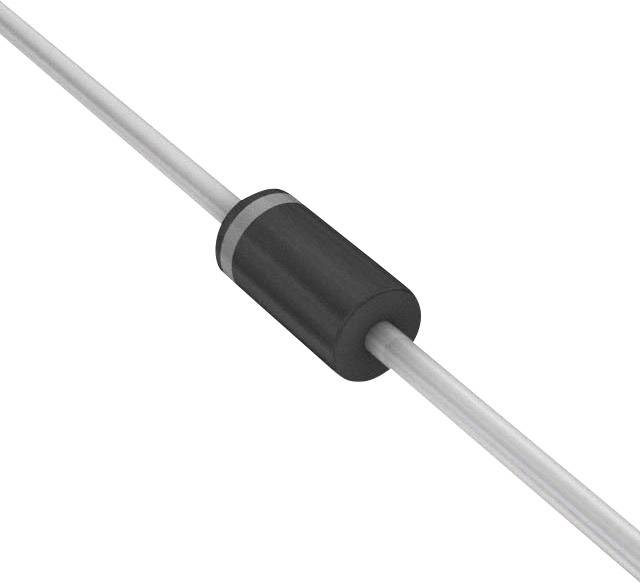 A cylindrical diode with two connecting wires demonstrates how electronic components connect interfaces on circuit boards.