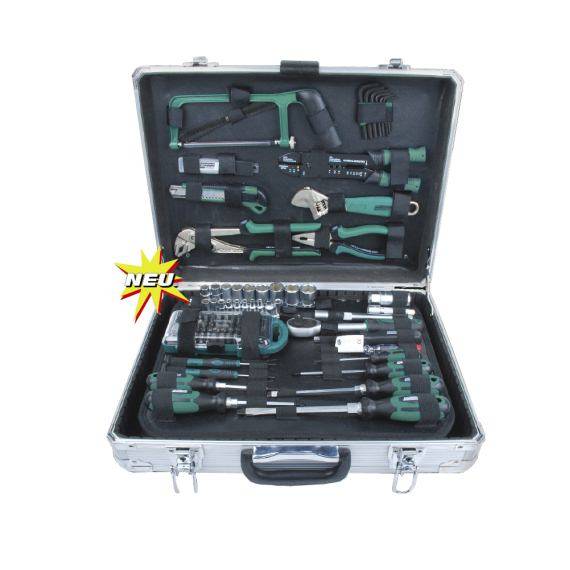 Brüder Mannesmann 29072 M29072 DIYers Tool box (+ tools) 124-piece