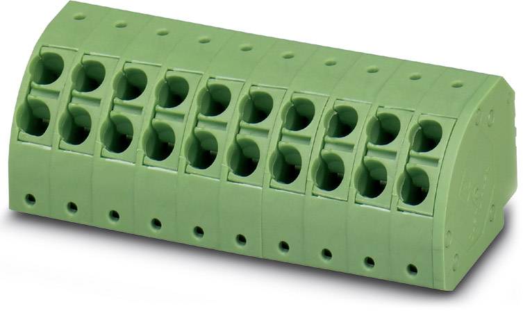 Phoenix Contact 1725678 TWIN connector 2.50 mm² Number of pins 12 Green 50 pc(s)