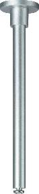 Long silver metal pin with a flat head, similar to a nail or bolt.