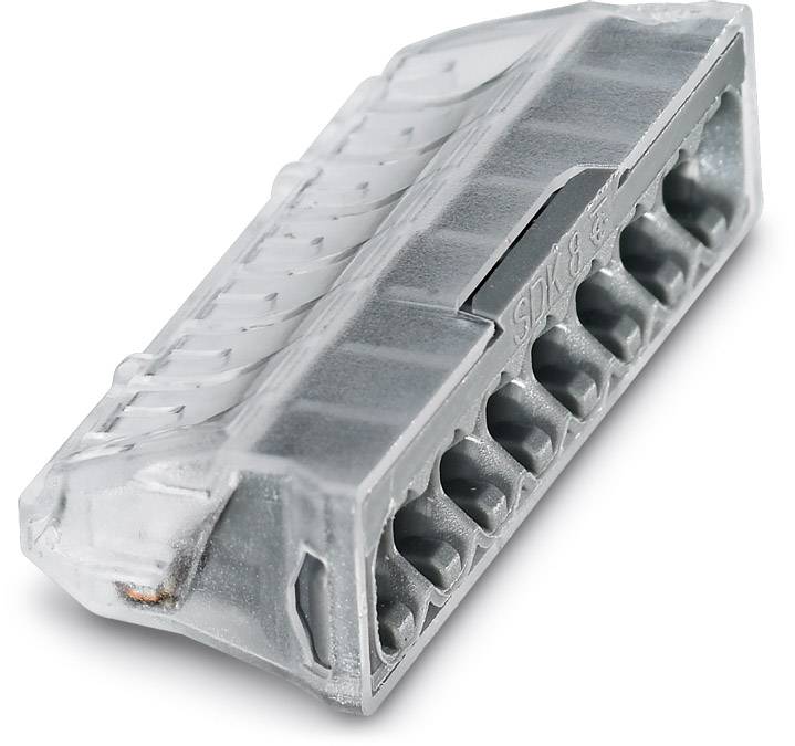 Phoenix Contact 3240166 JBC 2,5/8 Screw terminal flexible: 1.5-2.5 mm² fixed: 0.5-2.5 mm² Number of pins: 8 50 pc(s) Transparent