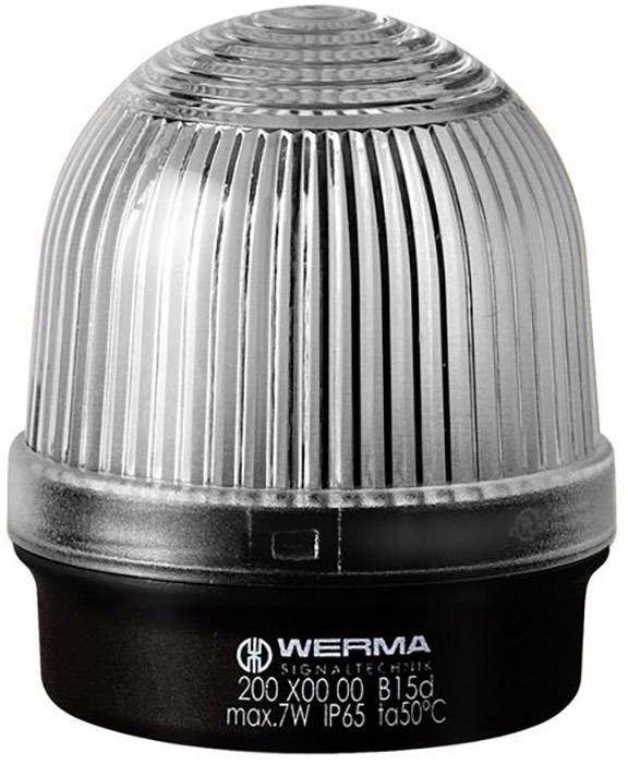 Werma Signaltechnik Light 200.400.00 200.400.00 White Non-stop light signal 12 V AC, 12 V DC, 24 V AC, 24 V DC, 48 V AC, 48 V DC