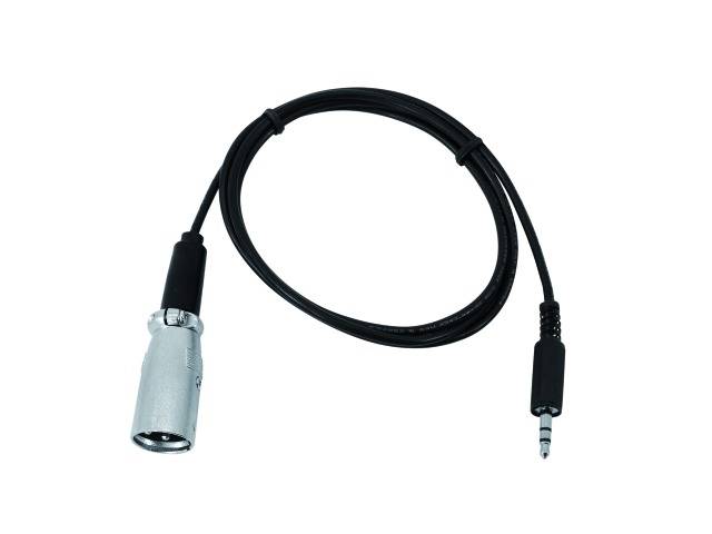 Eurolite DMX-Adapter IN DMX Adapter [1x Jack plug 3.5 mm - 1x XLR plug] 1.00 m