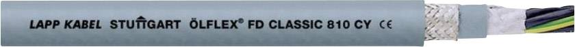 Grey electrical cable with the marking 'LAPP KABEL STUTTGART ÖLFLEX FD CLASSIC 810 CY' and CE marking.