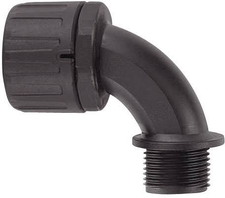 HellermannTyton 166-22202 HG16-90-M16 Helaguard Conduit Screw Fitting Polyamide 6.6 Black