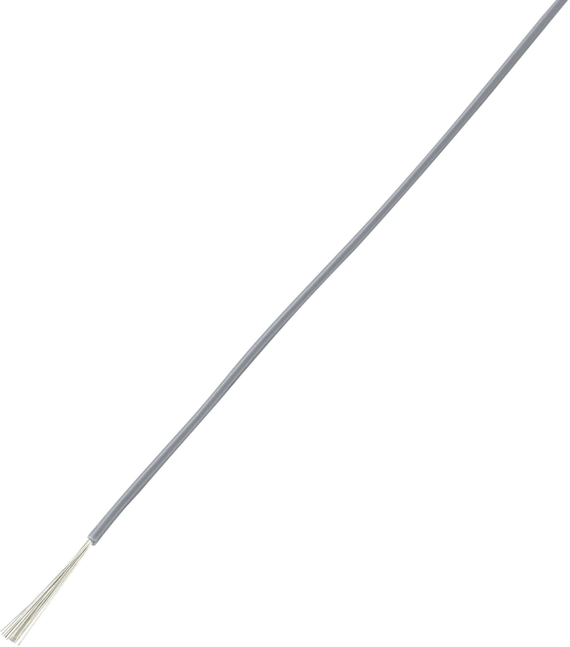 A cut wire with exposed stranded wire ends, diagonal presentation, on a white background.