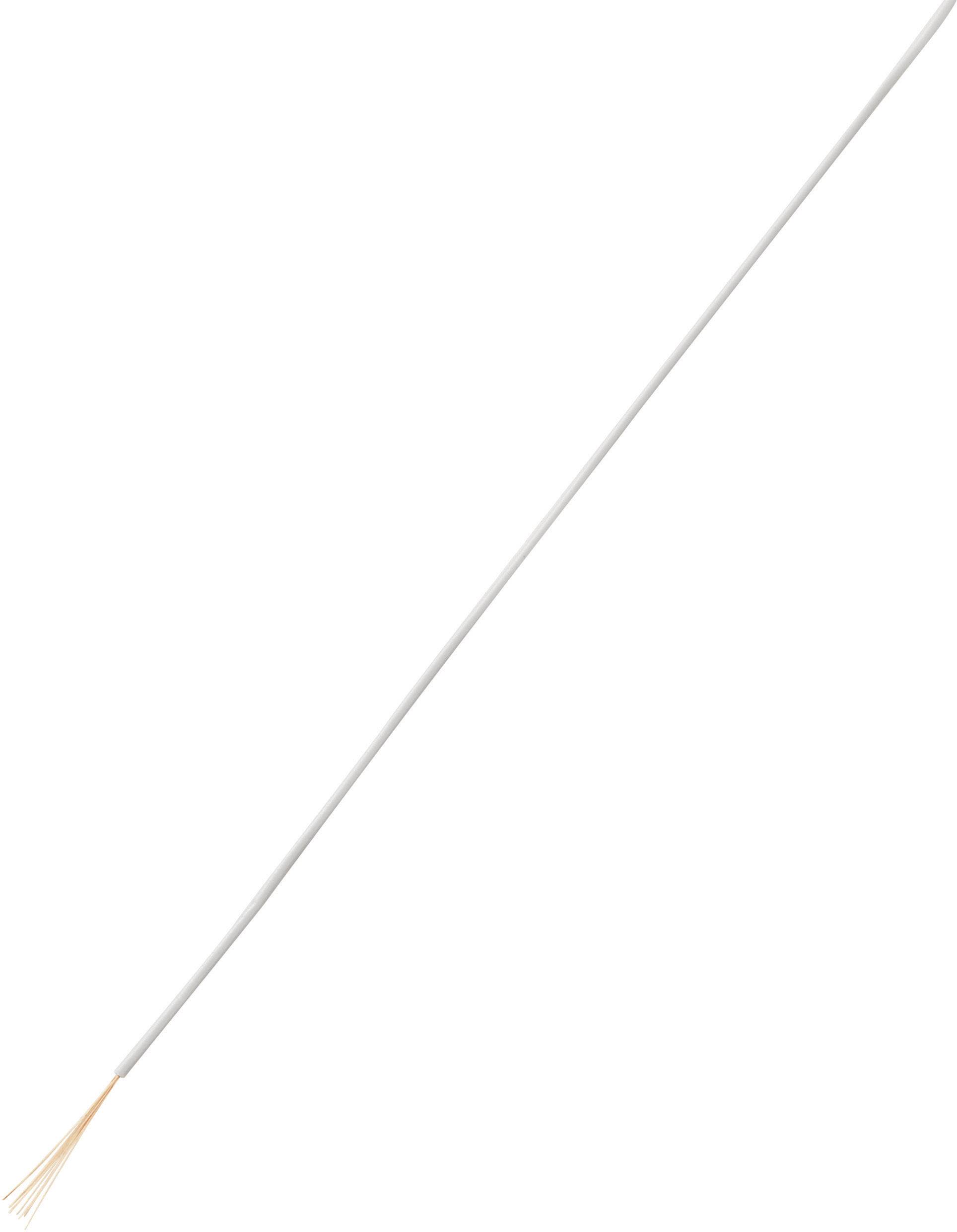 TRU COMPONENTS 1565346 Strand LiFY 1 x 0.05 mm² White 25 m