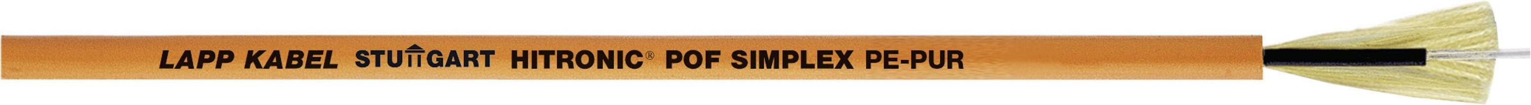 'Orange cable by LAPP KABEL with black inner core and label 'ÖLFLEX ROBUST FD180'.'Note: The translation maintains the original terminology and formatting while using British English conventions.