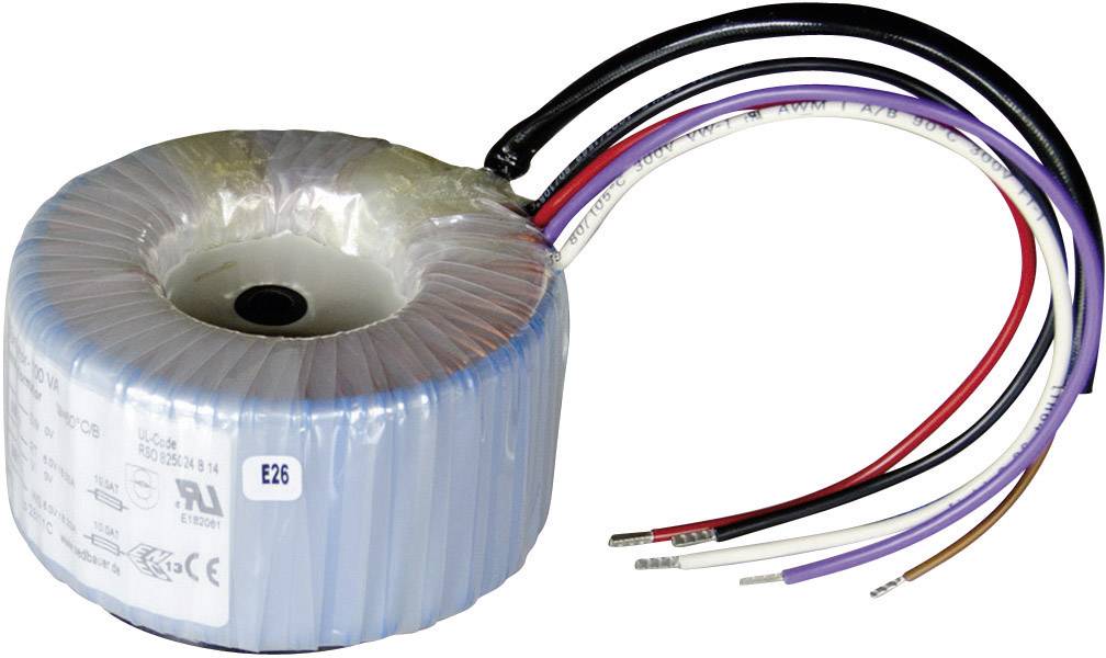 Sedlbauer 825028 Toroidal core transformer 1 x 230 V 2 x 18 V AC 100 VA 2.78 A