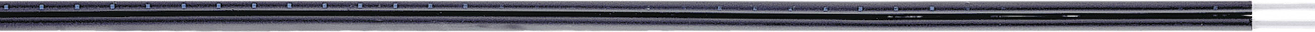 Curved line in various shades of grey on a dark background. Technically evocative, without a clearly discernible function or message.