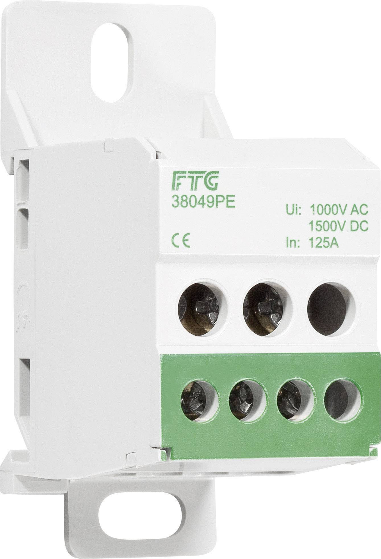 FTG Friedrich Göhringer 38049PE Distribution block Green 1-pin 80 A