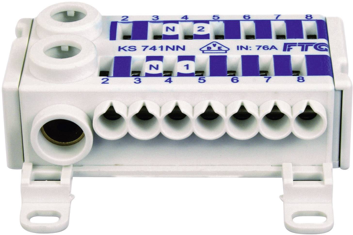 FTG Friedrich Göhringer KS741NN Terminal block Blue 2-pin 75 A