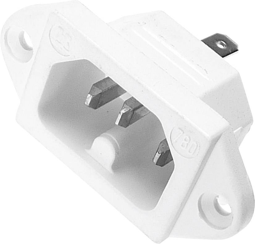 Kaiser 780/ws Hot wire connector 780 Plug, vertical mount Total number of pins: 2 + PE 10 A White 1 pc(s)