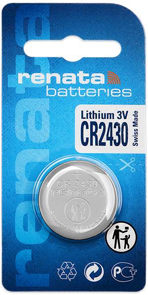 Renata Button cell CR 2430 3 V 1 pc(s) 285 mAh Lithium