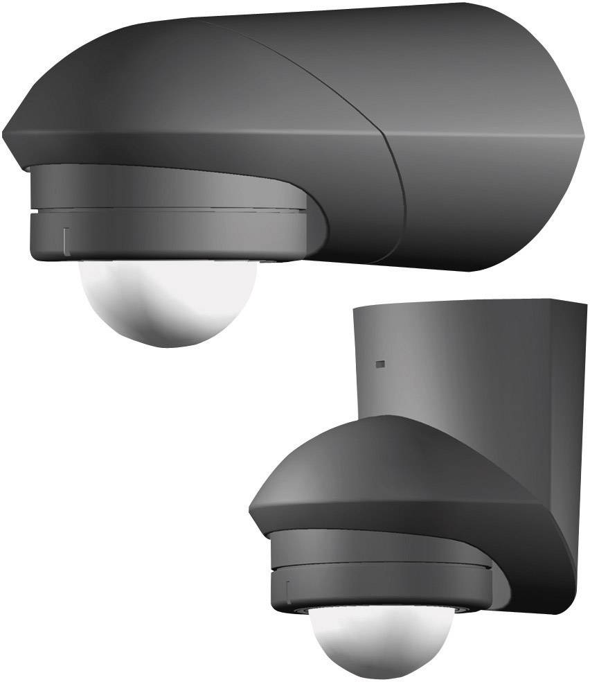 Grothe 94535 Surface-mount PIR motion detector 360 ° Relay Black IP55