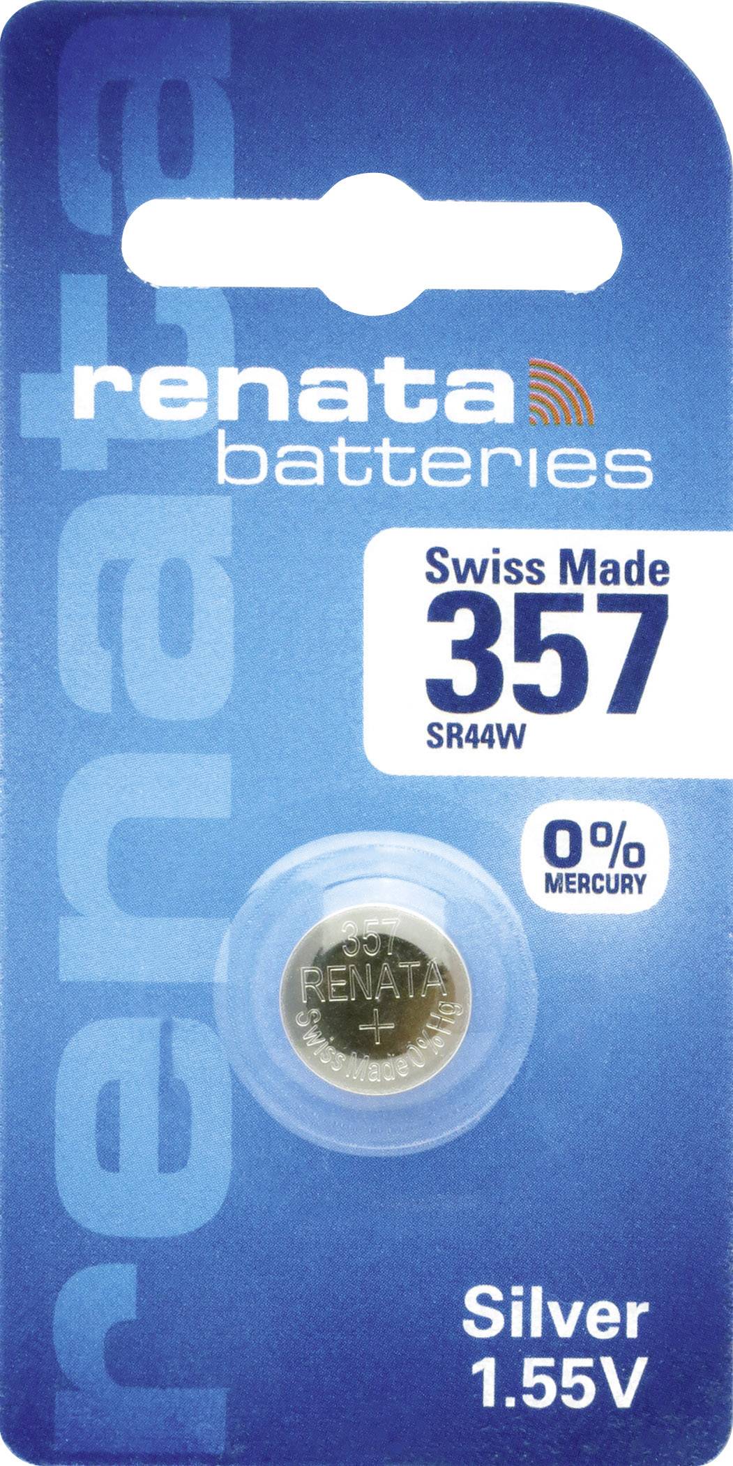 Renata Button cell SR44, SR1154 1.55 V 1 pc(s) 190 mAh Silver oxide
