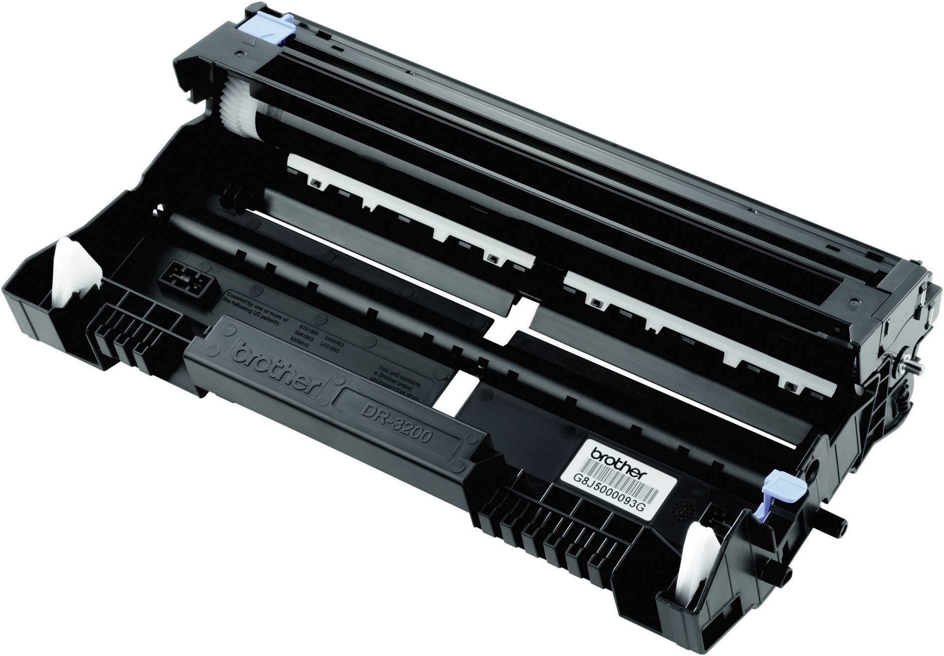 Laser Printer Drum, Brother DR-2200 Series, in Black, showing external design and function for printer toner replacement.