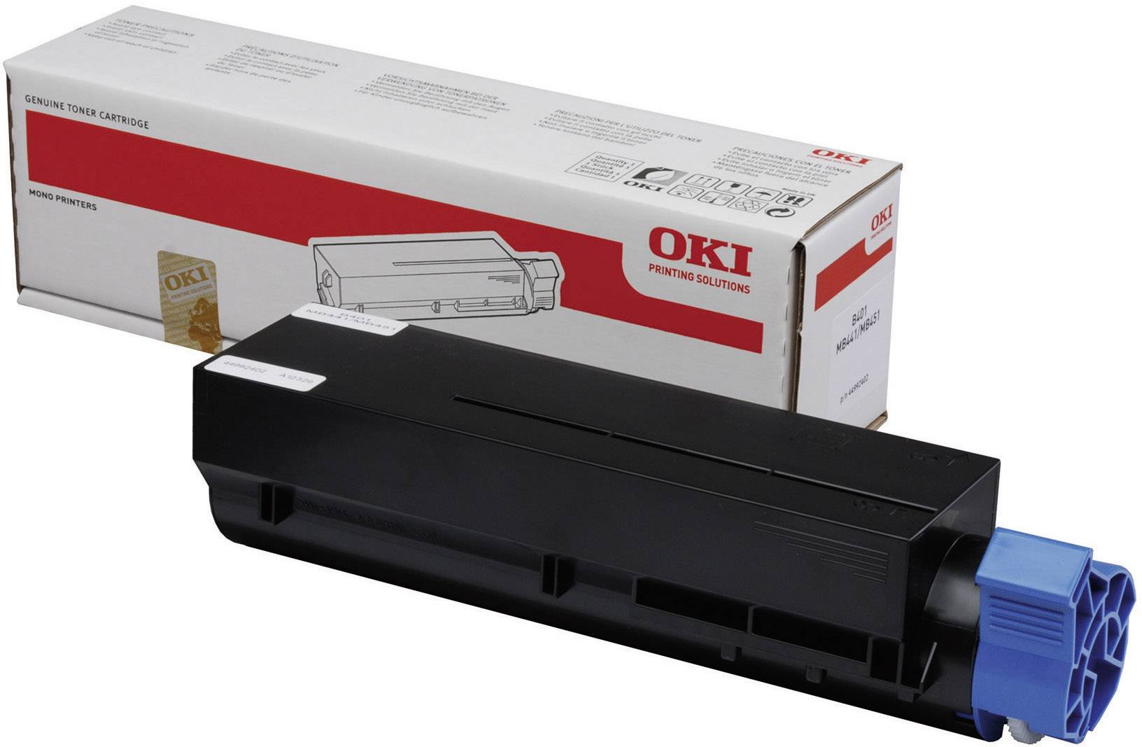 OKI Toner B401 MB441 MB451 Original Black 2500 Sides 44992402