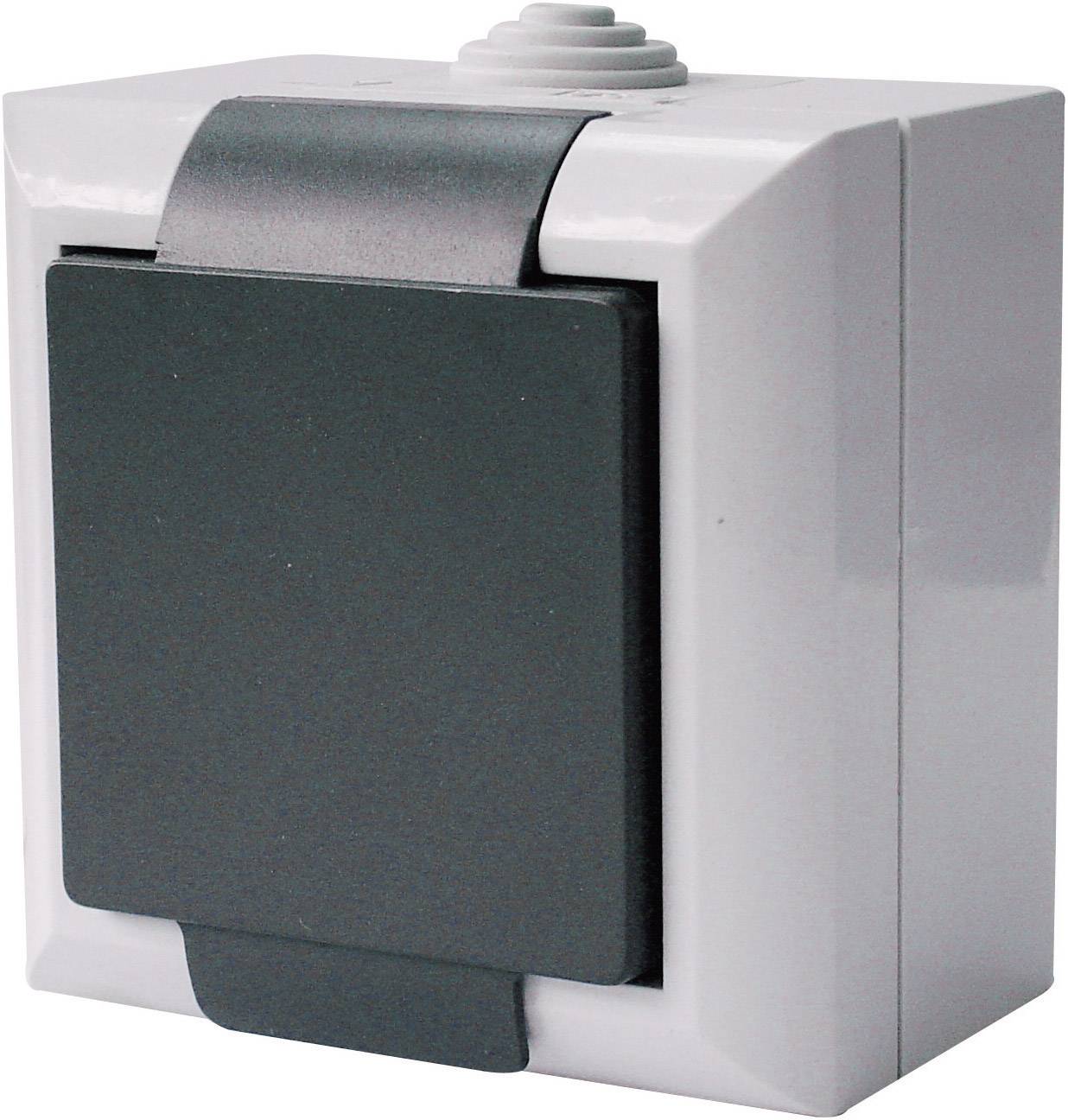 GAO 9167 Wet room switch product range PG socket Business-Line Grey