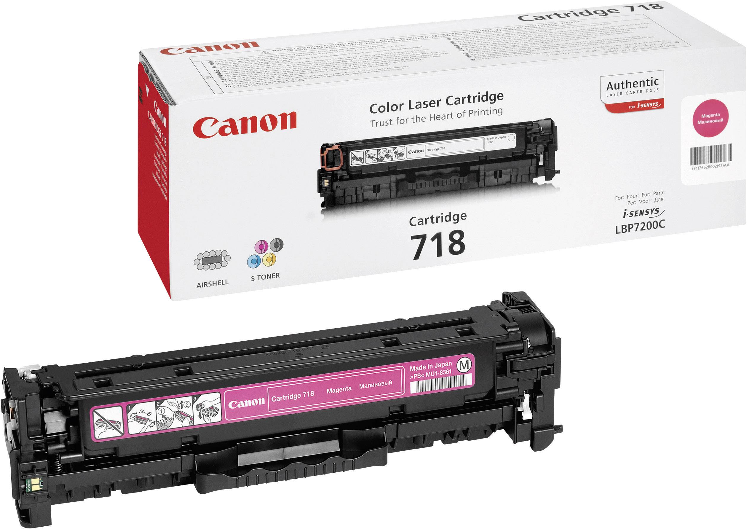 Canon Toner 718 M Original Magenta 2900 Sides 2660B002