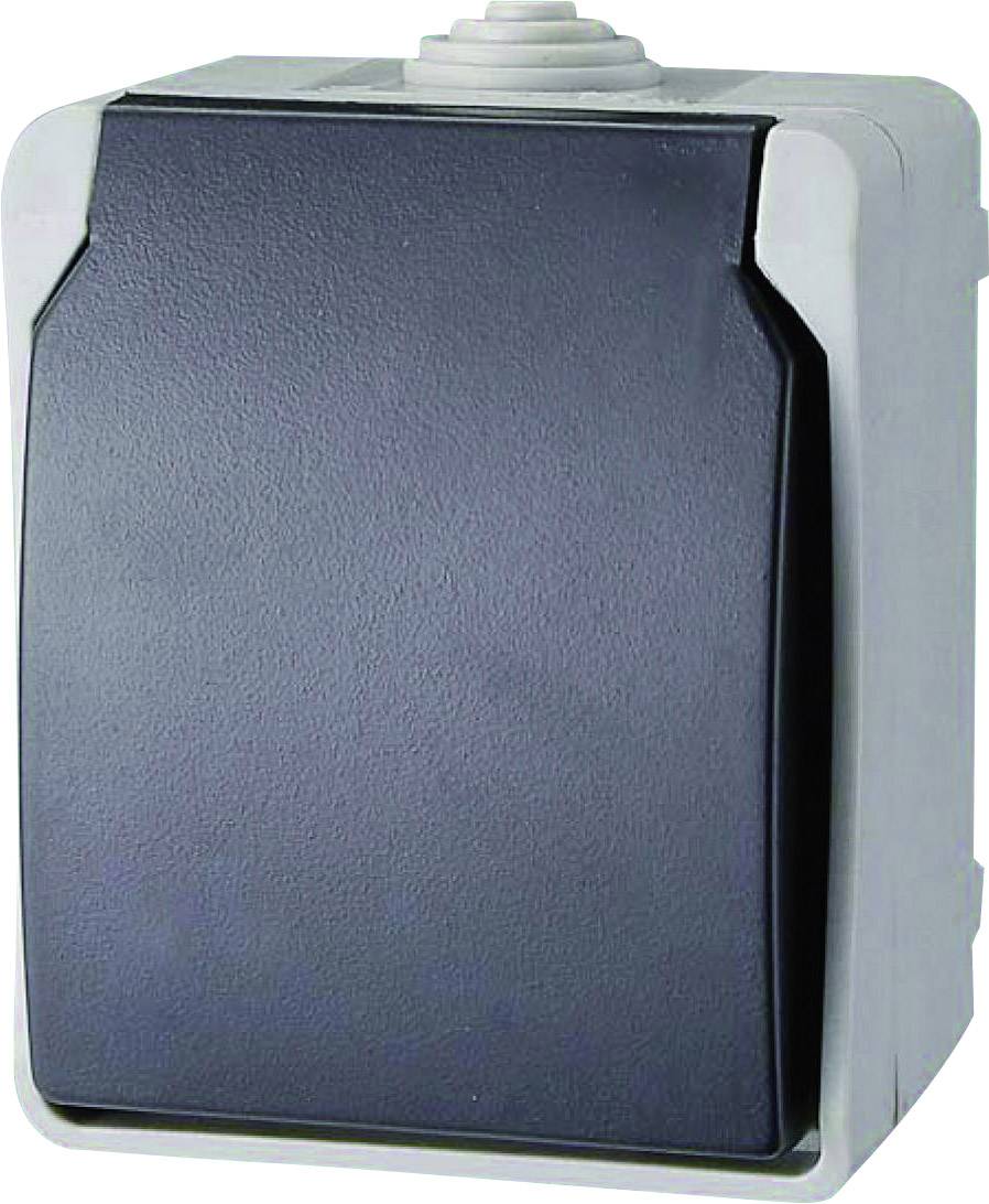 GAO 9871 Wet room switch product range PG socket Standard Grey 1 pc(s)