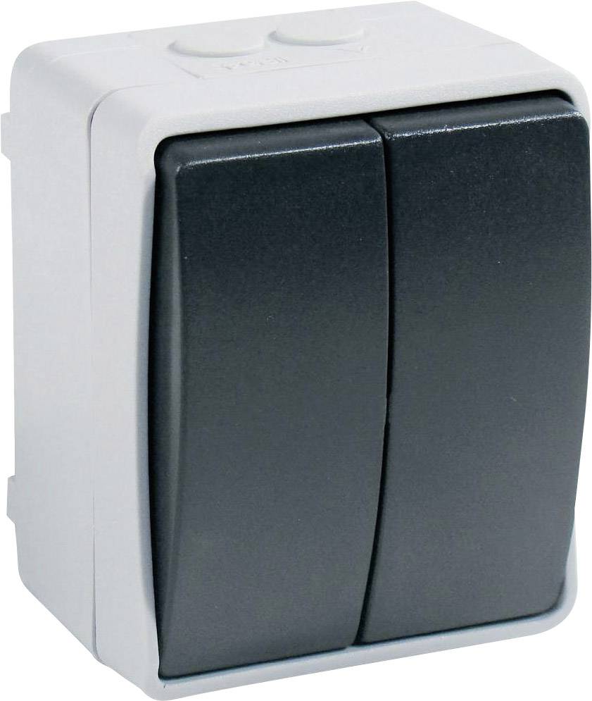 GAO 9875 Wet room switch product range Series switch Standard Grey