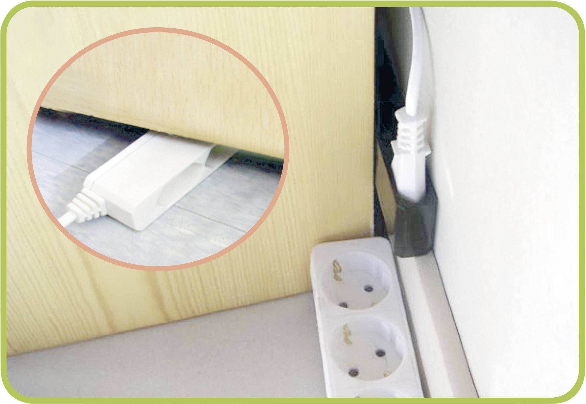 GAO 0254 Power strip 4x White Euro plug 1 pc(s)