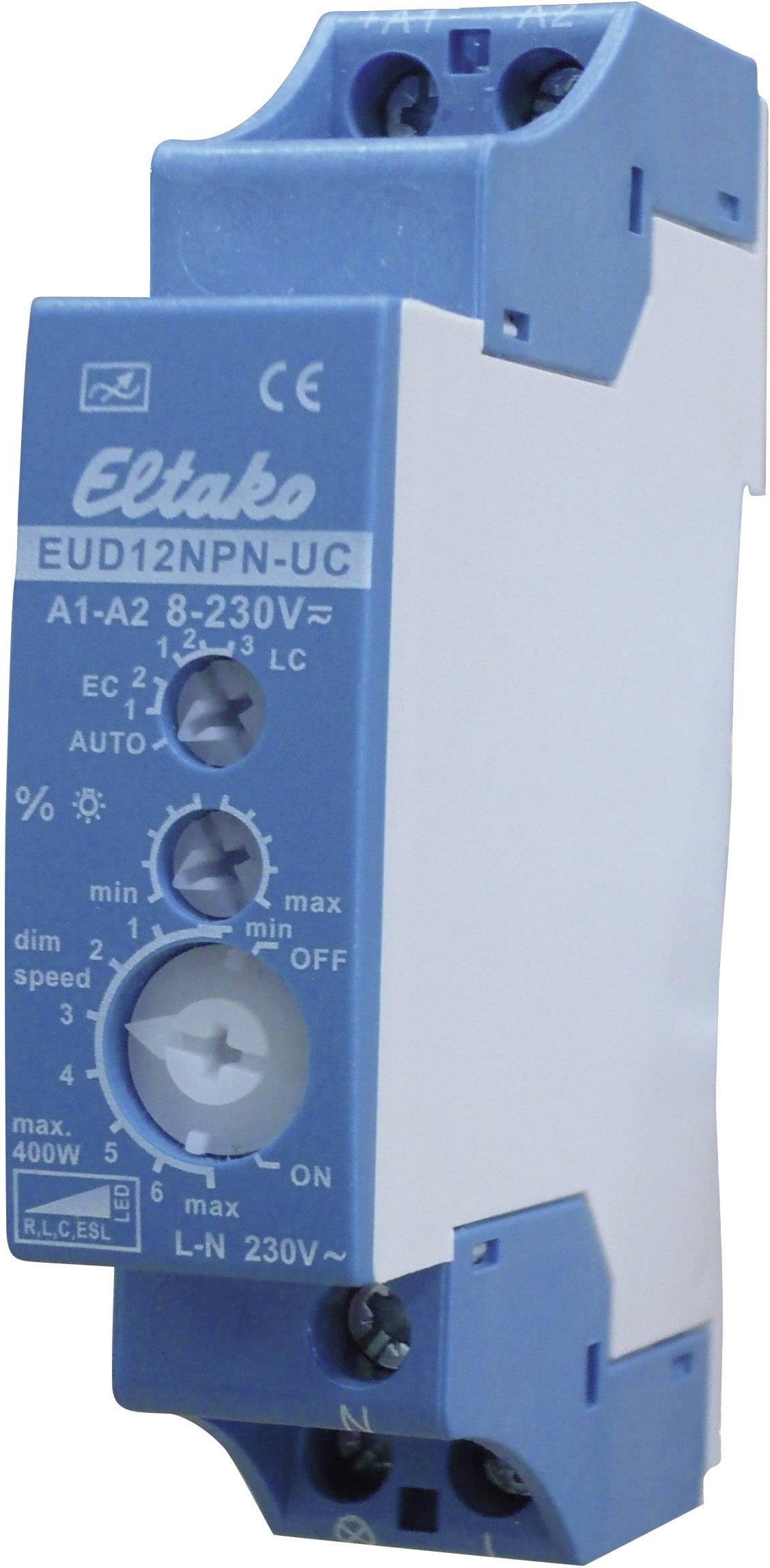 Eltako 21100806 DIN-rail dimmer Suitable for light bulbs: Light bulb, Energy saving bulb, Halogen lamp, Fluorescent lamp, LED