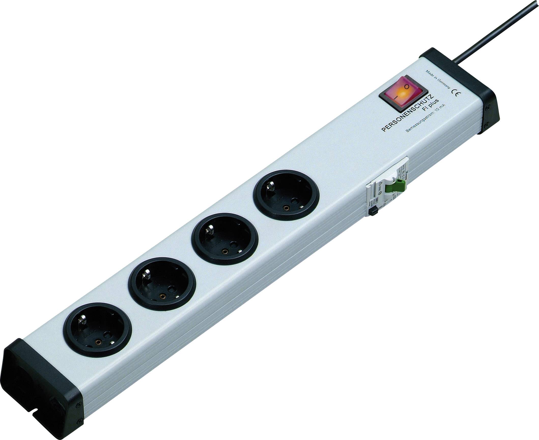 Ehmann 0220x00042301 Power strip (+ switch) 4x Grey PG connector 1 pc(s)