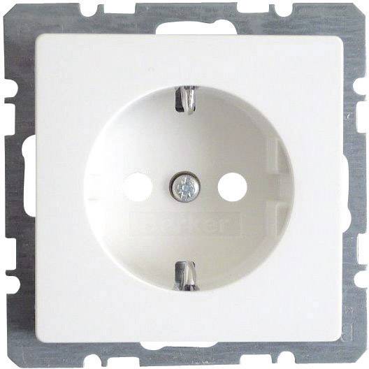 Berker Insert PG socket Q.3, Q.1 Polar white 4123 60 89