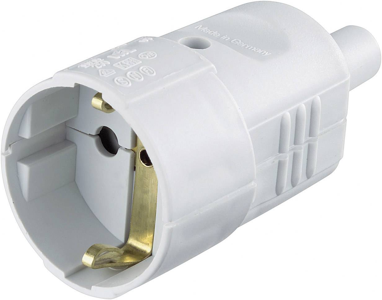 GAO 624404 Safety mains socket PVC 230 V Grey IP20