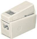 WAGO 224-112 Lamp terminal flexible: 0.5-2.5 mm² fixed: 1-2.5 mm² Number of pins: 3 White