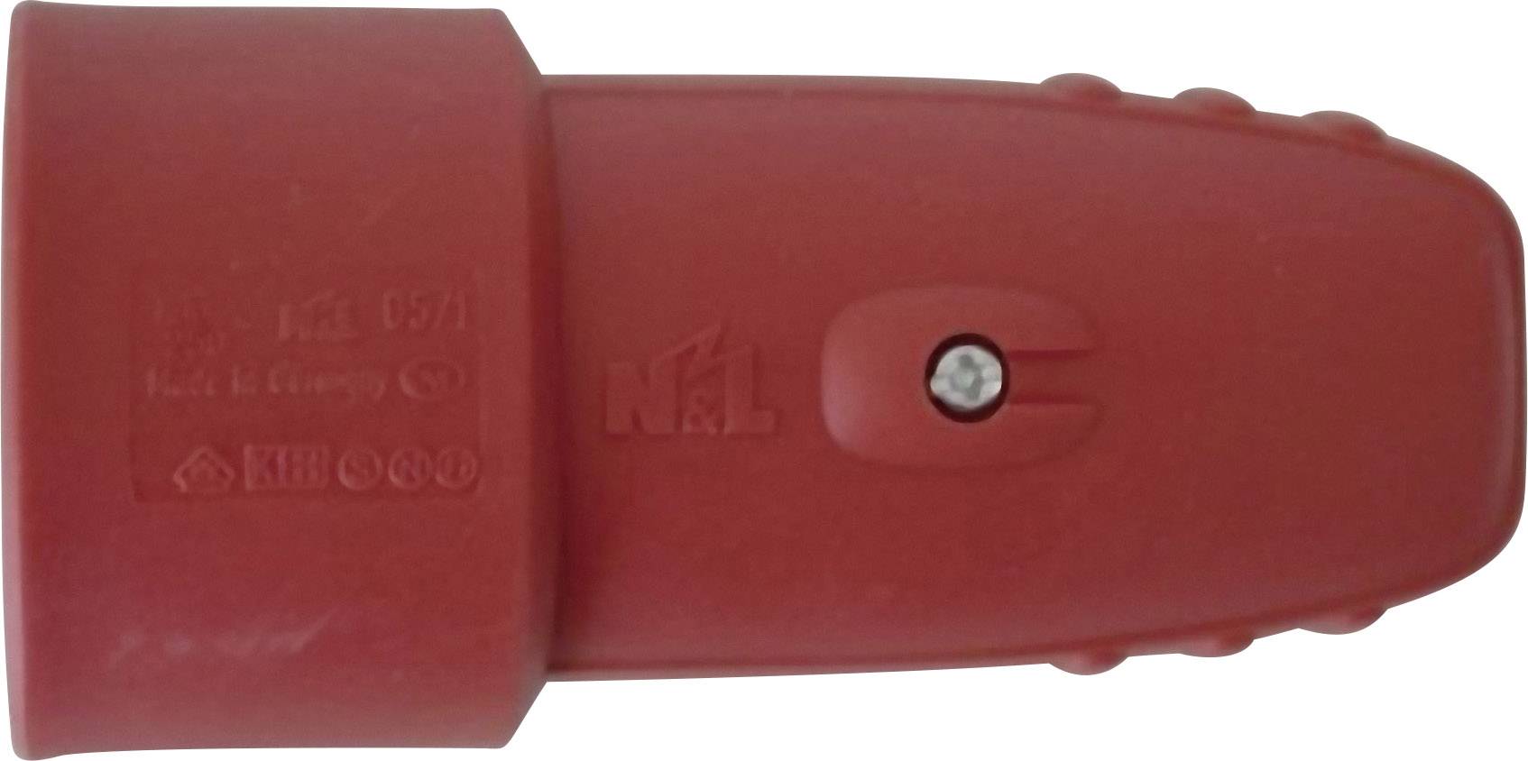 GAO 627720 Safety mains socket Rubber 230 V Red IP20