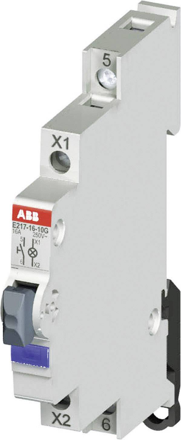 ABB E217-16-10G contactor, side view.