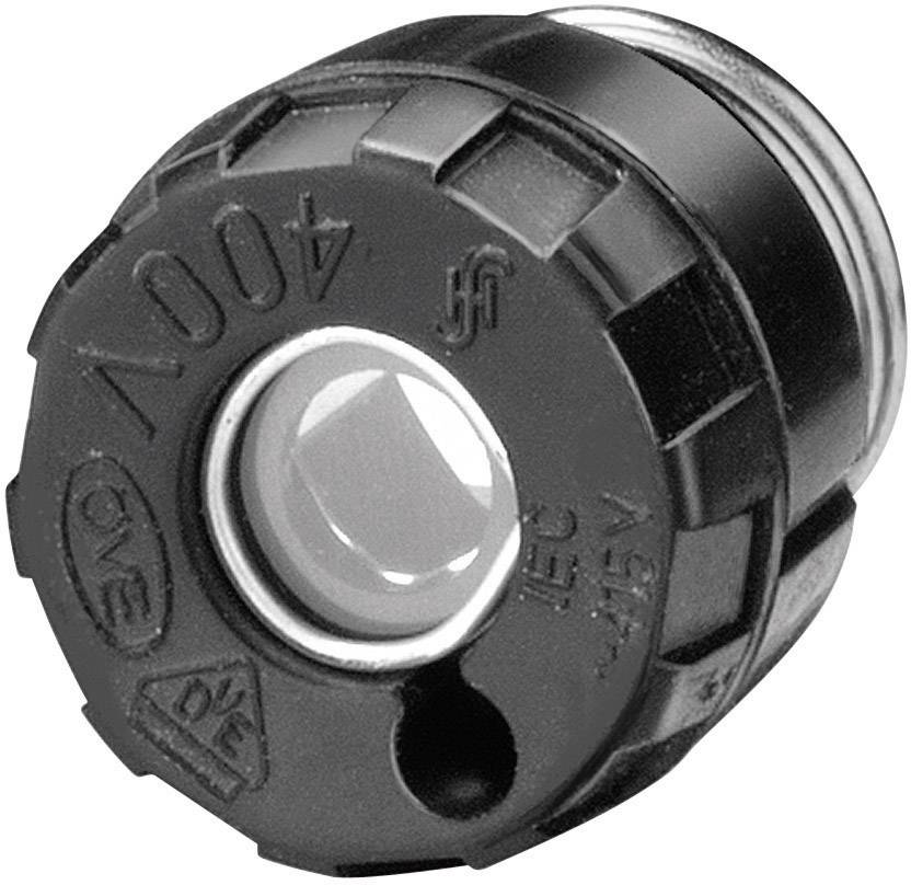 Black circuit breaker with '400V' label. Used for electrical protection.