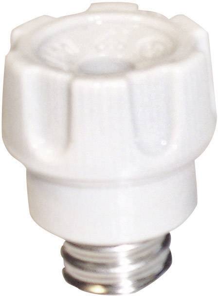 White light bulb cap with screw thread, standard size, suitable for standard light fittings.