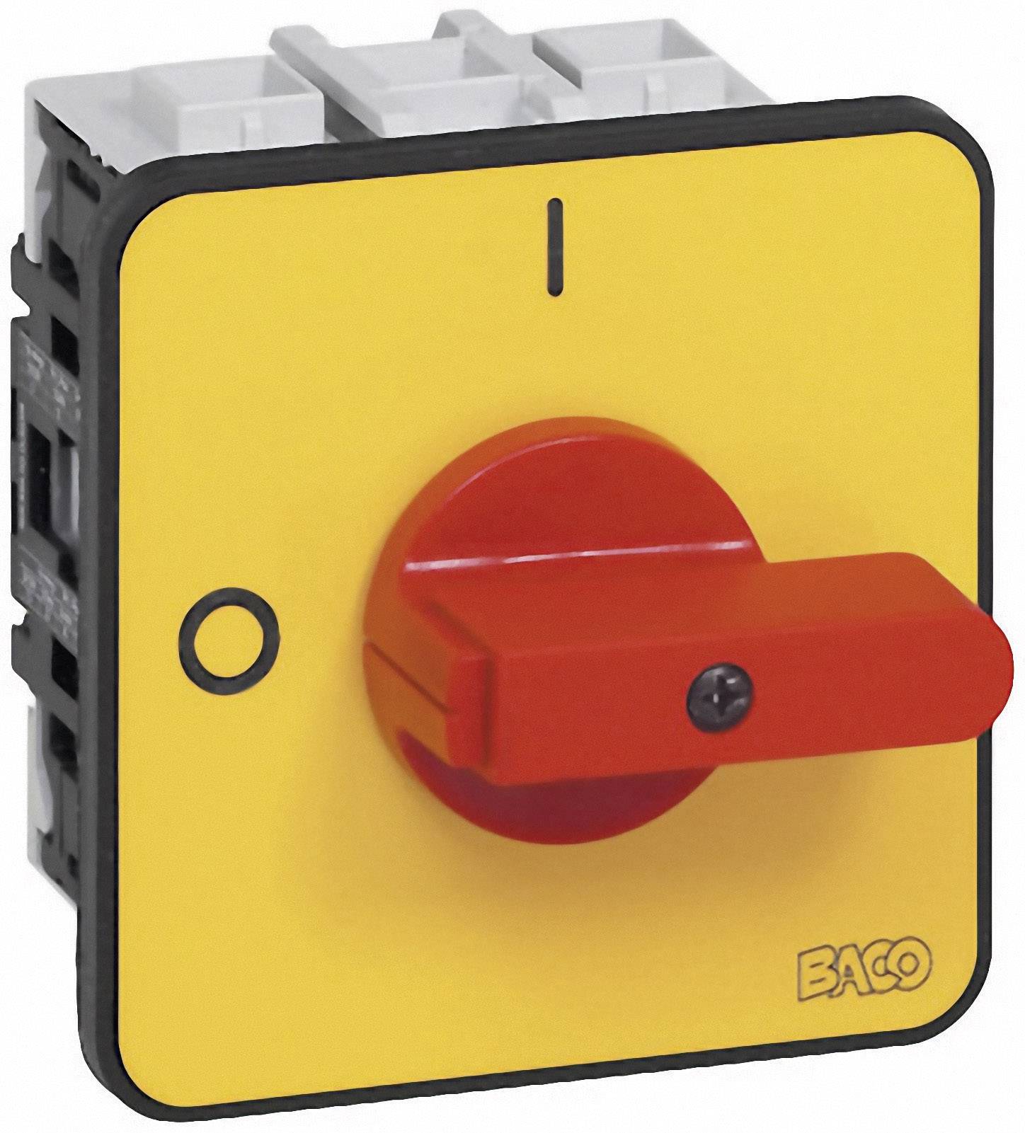 BACO 172202 Isolator switch 50 A 1 x 90 ° Yellow, Red 1 pc(s)