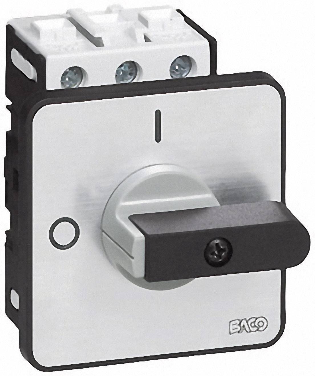 BACO 174002 Isolator switch 25 A 1 x 90 ° Grey, Black 1 pc(s)