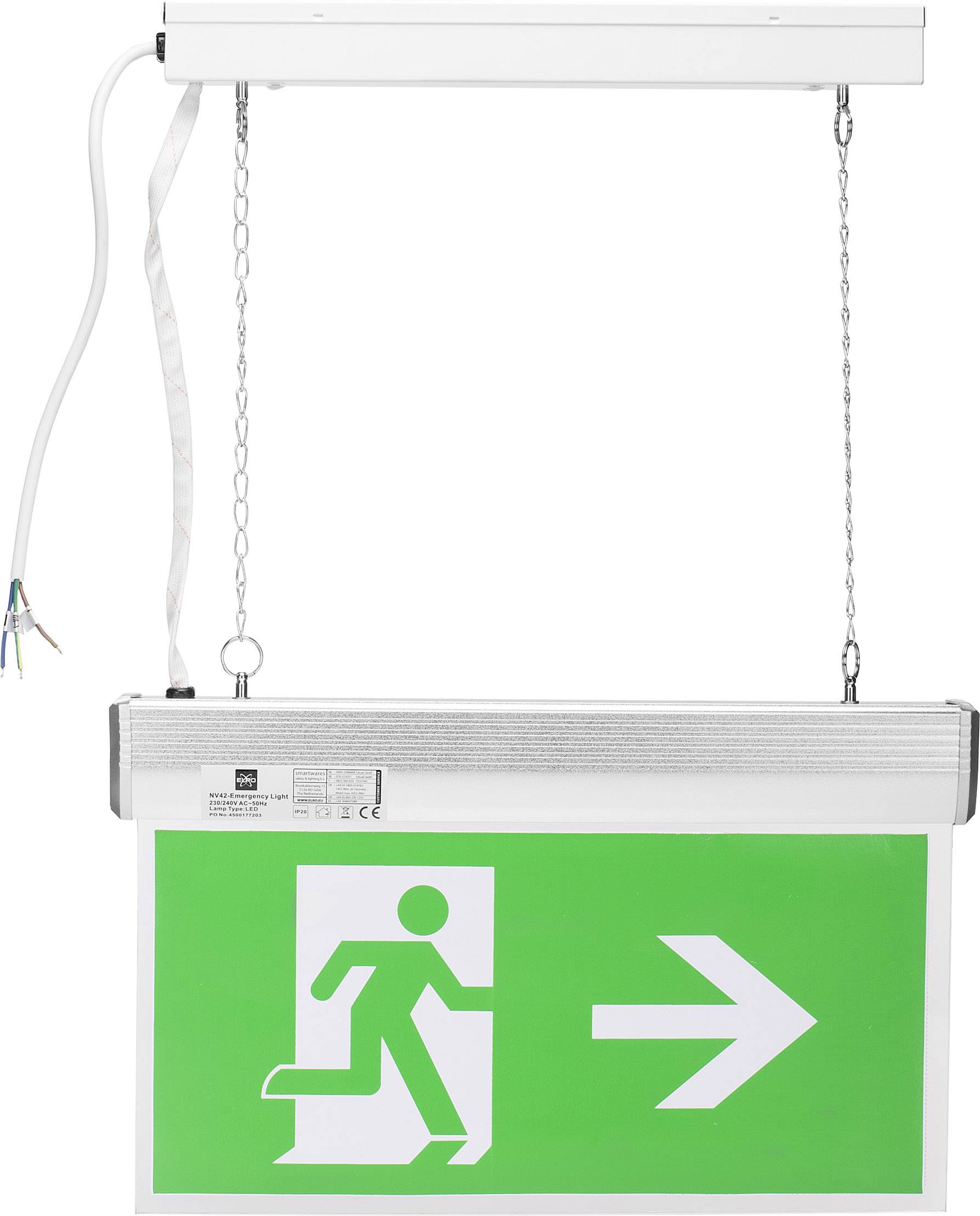 Smartwares 10.040.72 Escape route lighting Ceiling mount