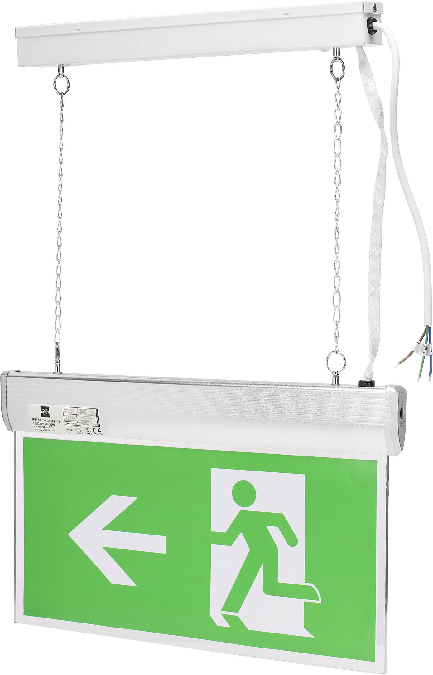 Smartwares 10.040.72 Escape route lighting Ceiling mount