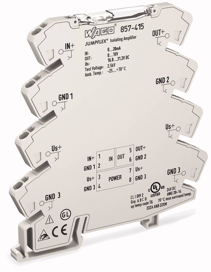 WAGO 857-415 Isolation amplifier 1 pc(s)