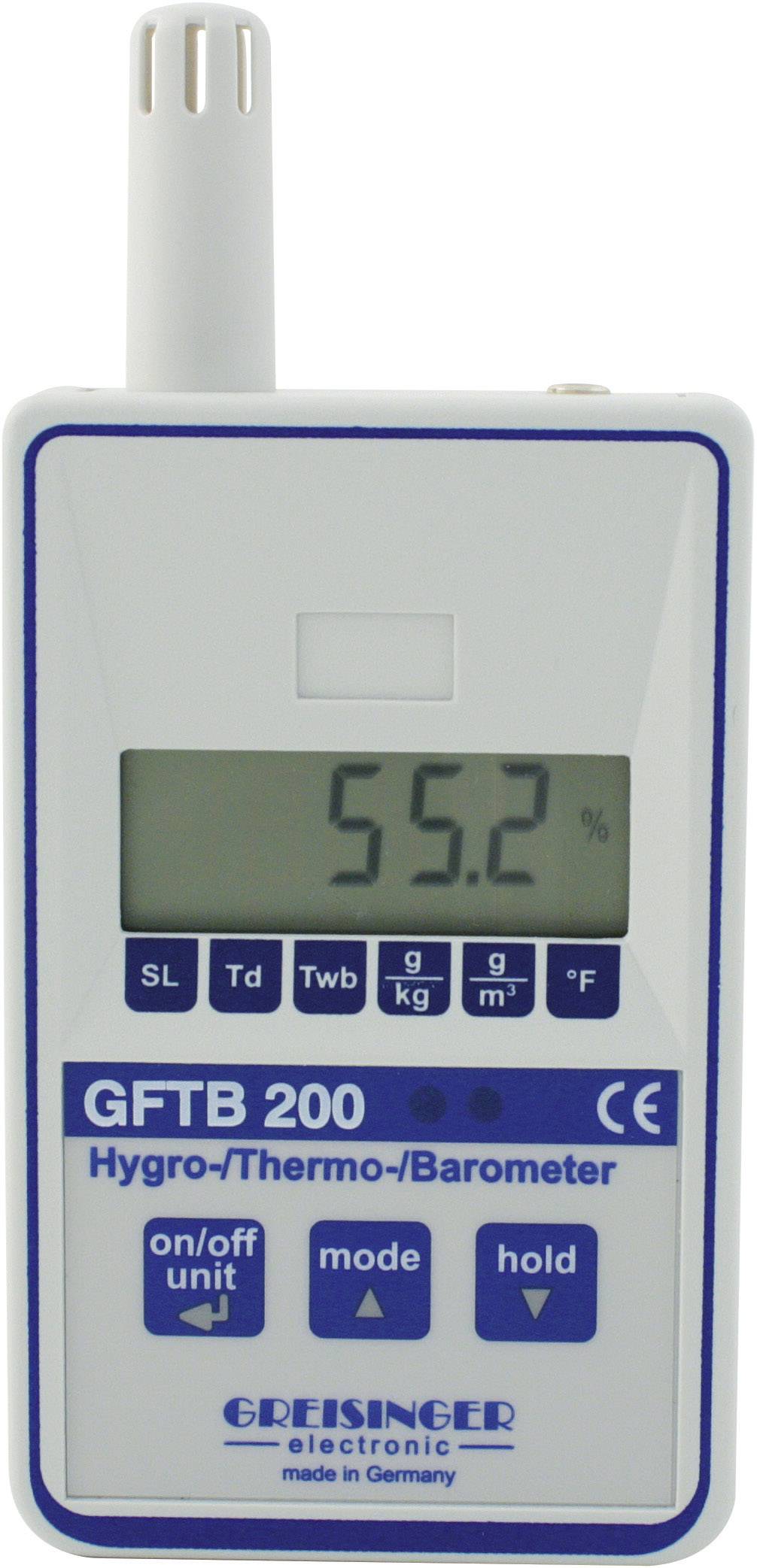 Greisinger GFTB 200 Hygrometer 0 RH 100 RH Dew point/mould detector