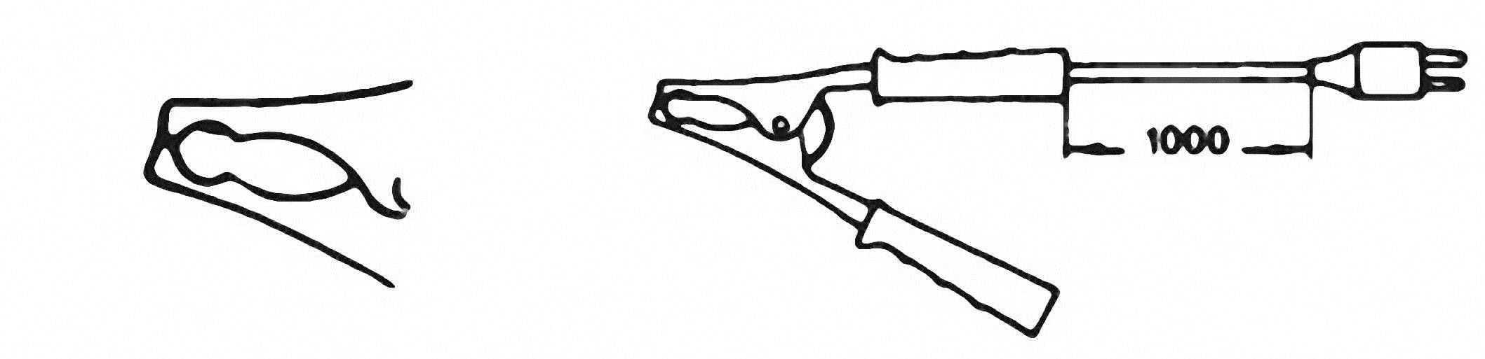 Greisinger GTZ 300 Sensor clamp -65 up to 150 °C Sensor type K