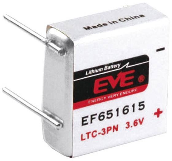EVE EF651615 Non-standard battery LTC-3PN U solder pins Lithium 3.6 V 400 mAh 1 pc(s)